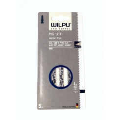 Пилка для лобзика MG 107  х5шт/уп для очень тонкой жести от 0,5 до 1,5мм