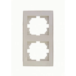 Рамка RAIN 2-ая вертикальная крем с боковой вставкой Рамка RAIN 2-ая вертикальная крем с боковой вставкой