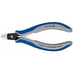 Прецизионные кусачки боковые для электроники вороненые 125 mm KN-7912125 Прецизионные кусачки боковые для электроники вороненые 125 mm KN-7912125