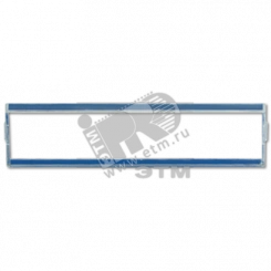 Крышка из оргстекла для надписи 17х54мм прозрачная Крышка из оргстекла для надписи 17х54мм прозрачная