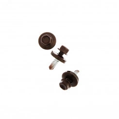 Саморез КР св. 5,5х19 RAL-8017 (шоколад. корич) - коробка Саморез КР св. 5,5х19 RAL-8017 (шоколад. корич) - коробка