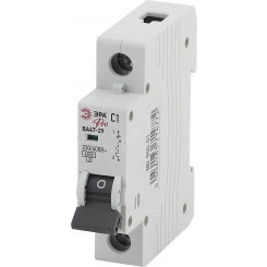 ЭРА Pro Автоматический выключатель NO-900-01 ВА47-29 1P 1А кривая C (12/180/3780)