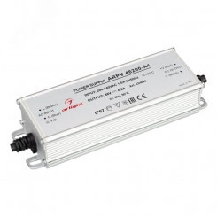 Блок питания ARPV-48200-A1 (48V, 4.2A, 200W) (Arlight, IP67 Металл, 3 года) Блок питания ARPV-48200-A1 (48V, 4.2A, 200W) (Arlight, IP67 Металл, 3 года)