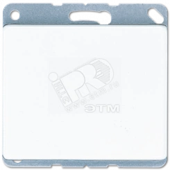 Крышка глухая с опорным кольцом  белая