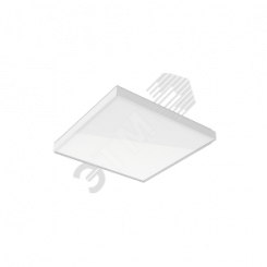 Светильник светодиодный ДВО-45Вт 4000К 595*595*50мм IP40 A070 2.0 с опаловым рассеивателем белый Вартон