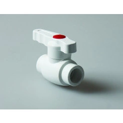 Кран шаровой 32 стандартнопроходной полипропиленовый PPR белый Кран шаровой 32 стандартнопроходной полипропиленовый PPR белый