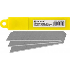 Сменные лезвия для ножа хозяйственного универсального GUK197, 10 шт. Сменные лезвия для ножа хозяйственного универсального GUK197, 10 шт.