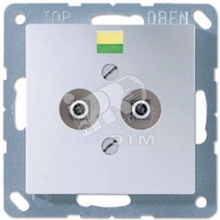 Розетка штепсельная для выравнивания потенциалов алюминий Розетка штепсельная для выравнивания потенциалов алюминий