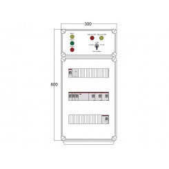 Щит управления электрообогревом DEVIBOX HR 4x2800 D330 (в комплекте с терморегулятором и датчиком температуры) Щит управления электрообогревом DEVIBOX HR 4x2800 D330 (в комплекте с терморегулятором и датчиком температуры)