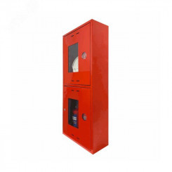 Шкаф пожарный навесной открытый красный ШПК 320 НОК 1ПК 2огнетушителя