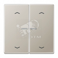 Клавиша для кнопки BCU  благородная сталь