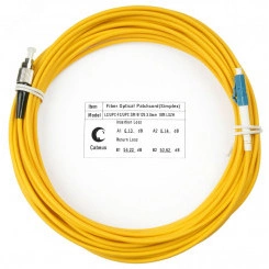 Шнур оптический simplex 20м LC-FC 9/125 sm  LSZH FOP(s)-9-LC-FC-20m