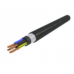 Кабель силовой ВБШвнг(А)-LS 5х25.0 мк(N.PE)-0.66 Ч. бар (ВНИИКП)