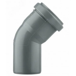 Отвод (полипропилен) 40x45град. Отвод (полипропилен) 40x45град.