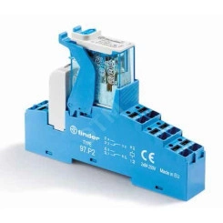 Модуль интерфейсный электромеханическое реле 2CO 8A контакты AgNi 110В AC IP20 безвинтовые клеммы 'Push-in' пластиковая клипса LED+варистор кнопка тест+механический индикатор Модуль интерфейсный электромеханическое реле 2CO 8A контакты AgNi 110В AC IP20 безвинтовые клеммы 'Push-in' пластиковая клипса LED+варистор кнопка тест+механический индикатор