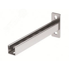 Кронштейн одиночный LAS 41х41мм основание 200мм нержавеющая сталь