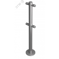 Стойка ограждения под стекло i-образная h=400мм Стойка ограждения под стекло i-образная h=400мм