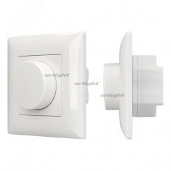 Панель SMART-P15-DIM-IN White (230V, 1.5A, TRIAC, Rotary, 2.4G) (ARL, IP20 Пластик, 5 лет)