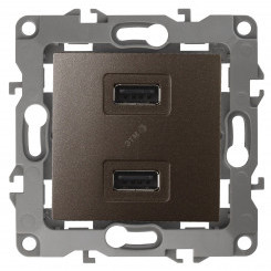Устройство зарядное USB, 5В-2100мА, Эра12, бронза, 12-4110-13
