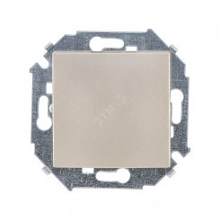 Выключатель проходной с 3-х мест (перекрёстный), 16А, 250В, винтовые зажимы, шампань Выключатель проходной с 3-х мест (перекрёстный), 16А, 250В, винтовые зажимы, шампань