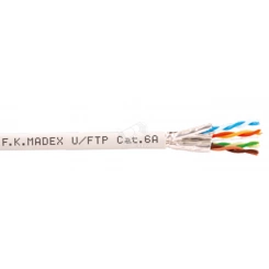 Витая пара U/FTP 4PR 23AWG Cat.6А PVC экранированная(DCM Test Report)