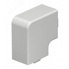Крышка плоского угла кабельного канала WDKH 30x45 мм (ABS-пластик, светло-серый)