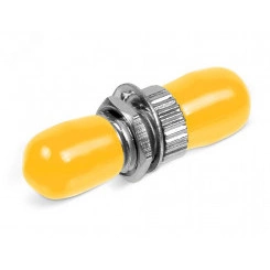 Соединитель проходной ST-ST, SM(для одномодового кабеля), корпус металл Соединитель проходной ST-ST, SM(для одномодового кабеля), корпус металл