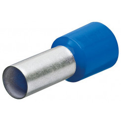 Гильзы контактные с пластиковым изолятором синие 25мм2 (AWG 13) L=14мм 200шт