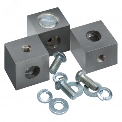 Комплект зажимов OptiMat E100-63..100А-ОМ4-РЕГ-3шт Комплект зажимов OptiMat E100-63..100А-ОМ4-РЕГ-3шт