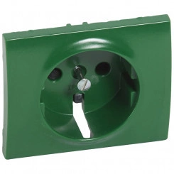 Galea Life Лицевая панель розетки 2К+З с крышкой зеленый Galea Life Лицевая панель розетки 2К+З с крышкой зеленый