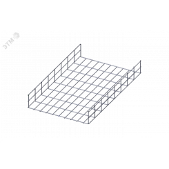 Лоток проволочный прямой усиленный диаметр проволоки 5 мм  ППУ5.450.105.3000.10.0