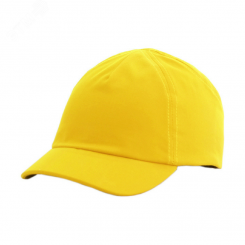 Каскетка защитная RZ ВИЗИОН CAP жёлтая (защитная, легкая, укороченный козырек, удобная посадка, улучшенная вентиляция, от -10°C до + 50°C)