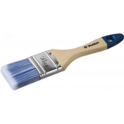 Кисть плоская ''АКВА-МАСТЕР'', искусственная щетина, деревянная ручка, 50мм