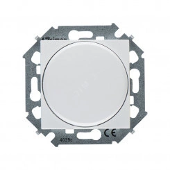 Simon15 Регулятор напр повор для светод рег ламп 230В, 5-215Вт, винт зажим, бел Simon15 Регулятор напр повор для светод рег ламп 230В, 5-215Вт, винт зажим, бел