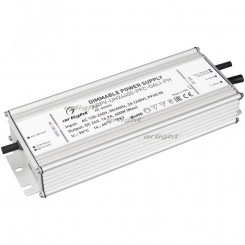 Блок питания ARPV-UH24400-PFC-DALI-PH (24V, 16.7A, 400W) (ARL, IP67 Металл, 7 лет)