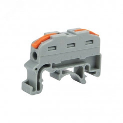 Клемма СМК 222-421D проходная 1-полюсная, с крепл на DIN-рейку (0,08-4 кв мм) Клемма СМК 222-421D проходная 1-полюсная, с крепл на DIN-рейку (0,08-4 кв мм)