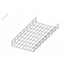 Лоток проволочный прямой  диаметр проволоки 4 мм  ПП4.400.85.3000.8.4