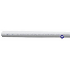 Труба полипропиленовая армированная стекловолокном PPR-FB PN25 40 х 6.7 мм хлыст 4м белая