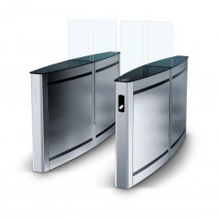 Турникет Скоростной проход'' PERCo-ST-02.600/900 для эксплуатации в закрытых помещениях. Для организации проходной со смежными зонами прохода разной ширины (600 и 900 мм). Исполнение: нержавеющая сталь