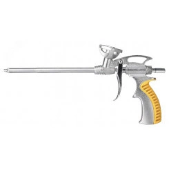 Пистолет для монтажной пены, цельнометаллический, прорезиненная ручка Пистолет для монтажной пены, цельнометаллический, прорезиненная ручка