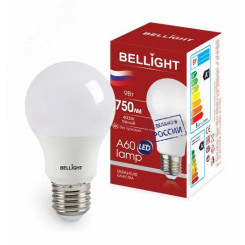 Лампа светодиодная LED 9Вт Е27 220 4000К 750Лм Bellight