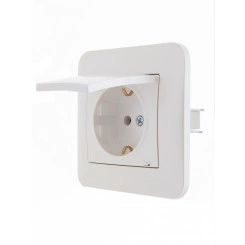 KARINA Розетка с/з с крышкой ПБТ жемчужно-белый перламутр (10шт/120шт) KARINA Розетка с/з с крышкой ПБТ жемчужно-белый перламутр (10шт/120шт)