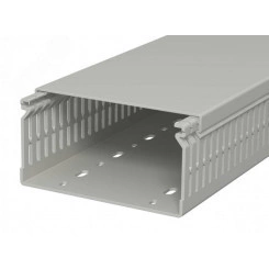 Распределительный кабельный канал LK4 N 60x120x2000 мм (ПВХ, серый) Распределительный кабельный канал LK4 N 60x120x2000 мм (ПВХ, серый)