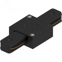 Коннектор прямой черный для шинопровода CAB1005 Коннектор прямой черный для шинопровода CAB1005