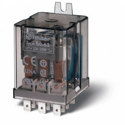 Реле общего назначения Faston 187 (4.8x0.8мм) боковой монтажный фланец, Контакты AgNi, 3CO 10A