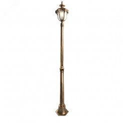 Светильник НТУ-60w столб-1.68м Е27 IP44 черное золото Светильник НТУ-60w столб-1.68м Е27 IP44 черное золото