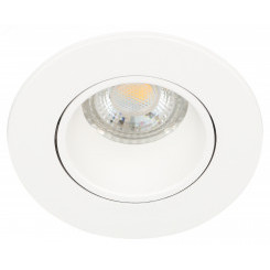 Встраиваемый светильник декоративный KL90 WH MR16/GU5.3 белый, пластиковый (MR16/GU5.3 в комплект не входит) ЭРА