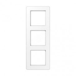 Рамка 3-я для горизонтальной/вертикальной установки Серия- AFlow Материал- термопласт. Цвет- белый Рамка 3-я для горизонтальной/вертикальной установки Серия- AFlow Материал- термопласт. Цвет- белый