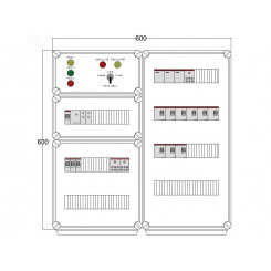 Щит управления электрообогревом DEVIbox HS 9x1700 D330 (в комплекте с терморегулятором и датчиком температуры)