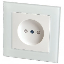 Розетка 1-местная б/з, серия Катрин, белый, Stekker Розетка 1-местная б/з, серия Катрин, белый, Stekker